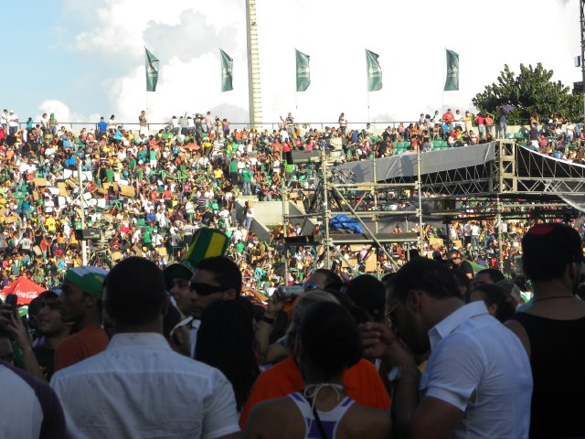 Estadio lleno desde temprano