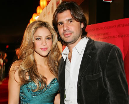 Shakira y Antonio de La Rua