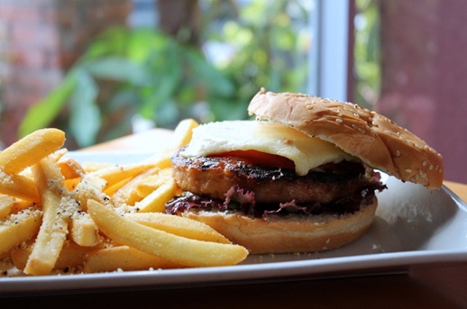 Hamburguesa de Salmon