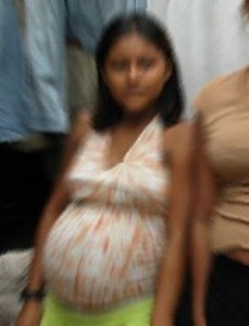 menor embarazada