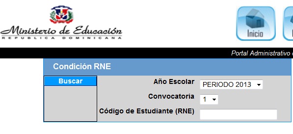 Consulta pruebas nacionales 2013