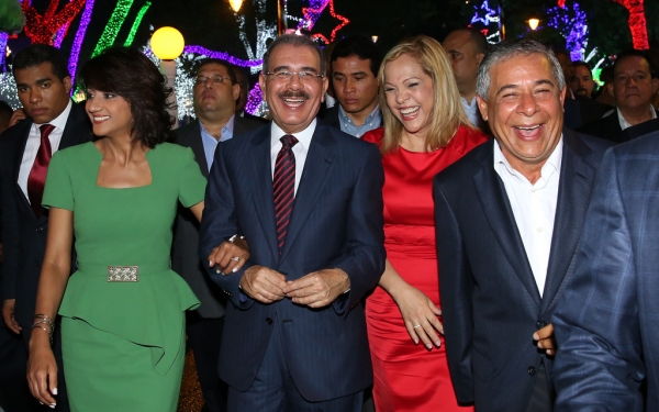 Danilo, Candida y Roberto Salcedo