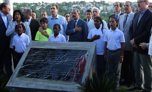 Danilo Medina en La Barquita