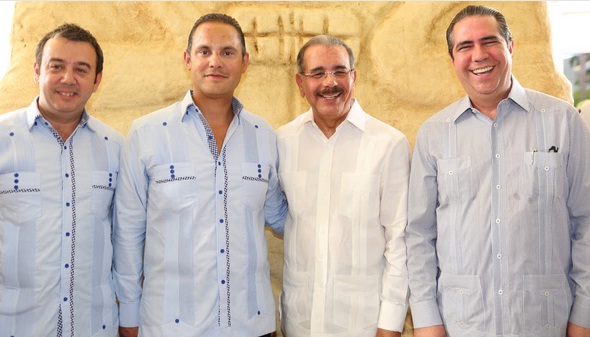 Danilo Medina y el Ministro de Turismo